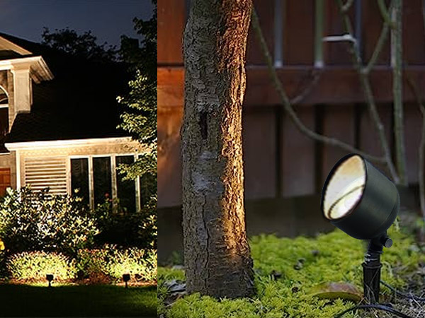 Cách bố trí đèn chiếu cây sân vườn hiệu quả