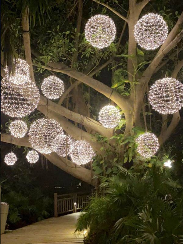 5 Kiểu dùng đèn LED trang trí Noel sân vườn tuyệt đẹp